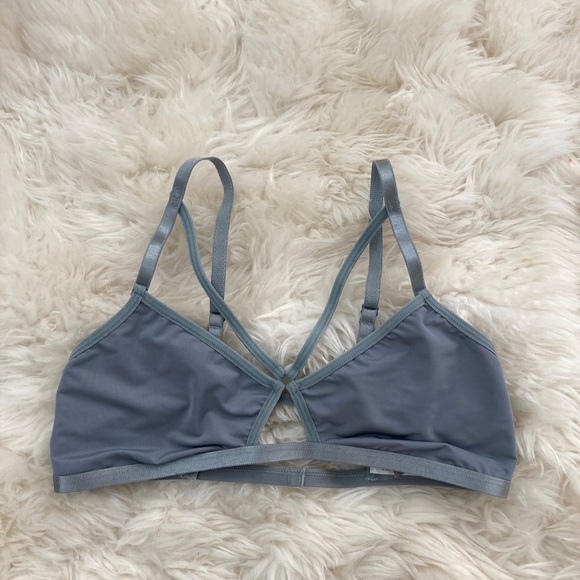 NWT urban outfitters grey strappy o-ring bralette - Picture 1 of 12